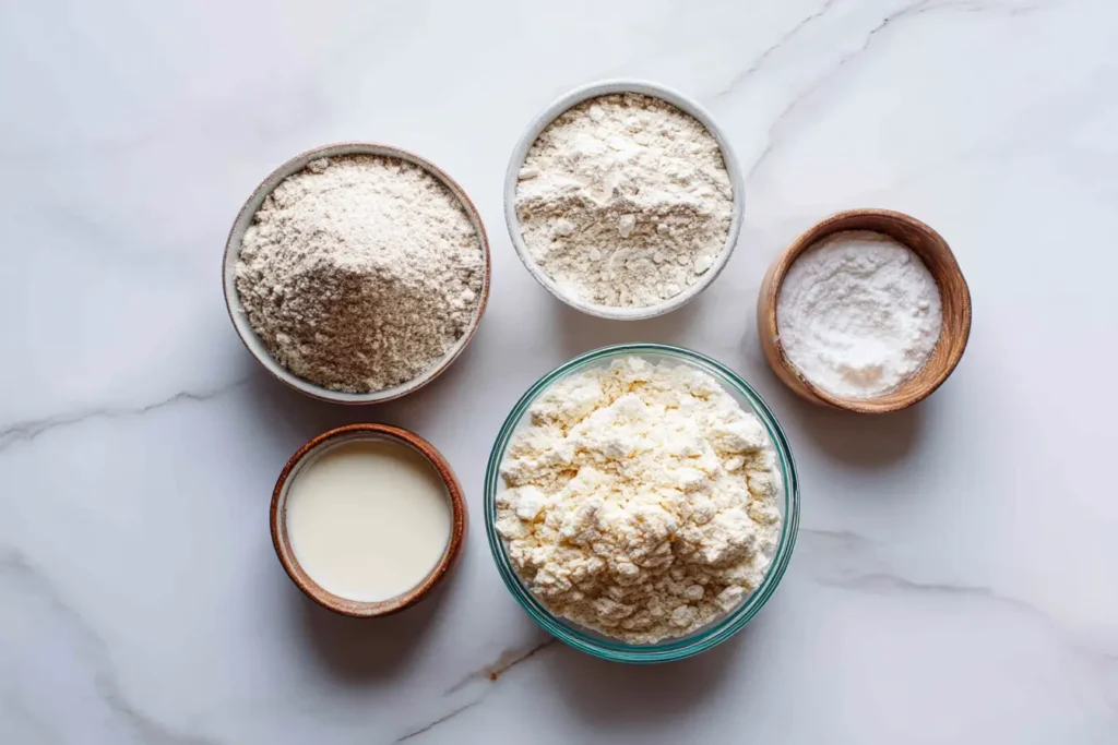 Kneading Irish soda bread dough