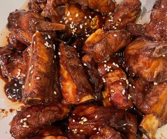 Slow Cooker Pork Spareribs