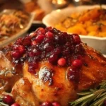 A table set with unique Thanksgiving recipes, showcasing an array of festive dishes.