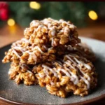 4-ingredient no-bake Christmas Crunch Cookies ready for holiday festivities