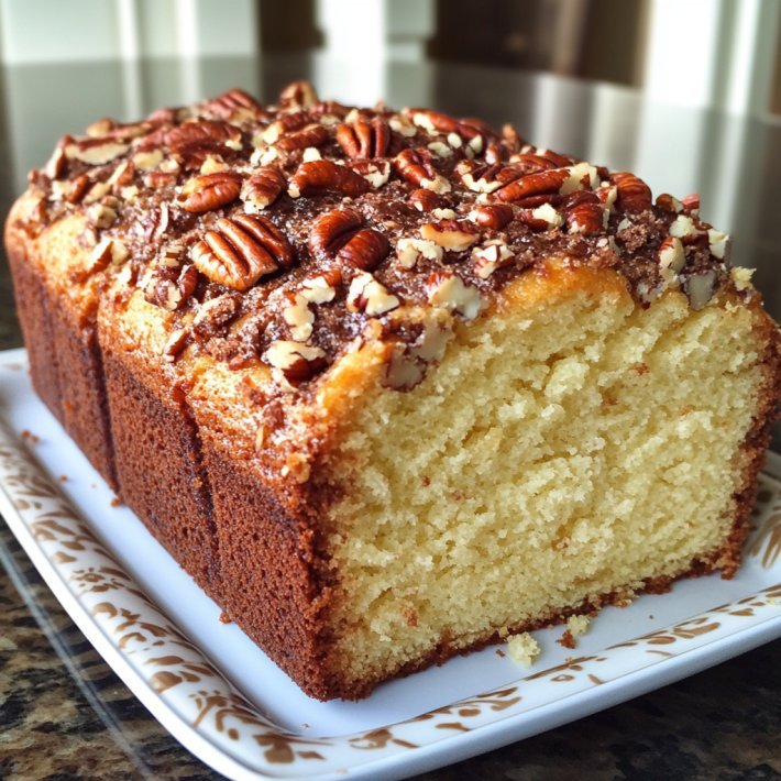 Butter Pecan Pound Cake