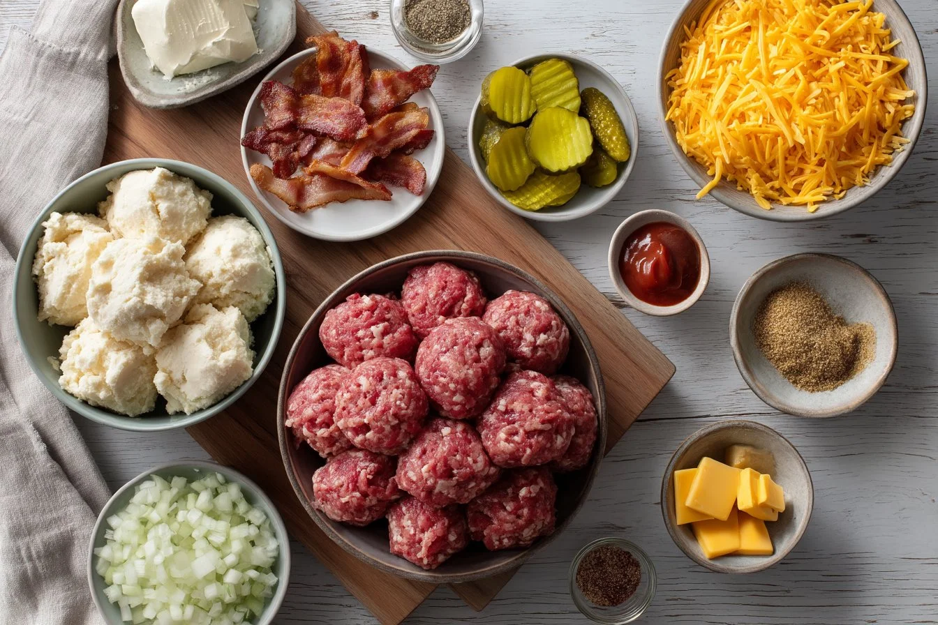 Bacon Cheeseburger Bombs