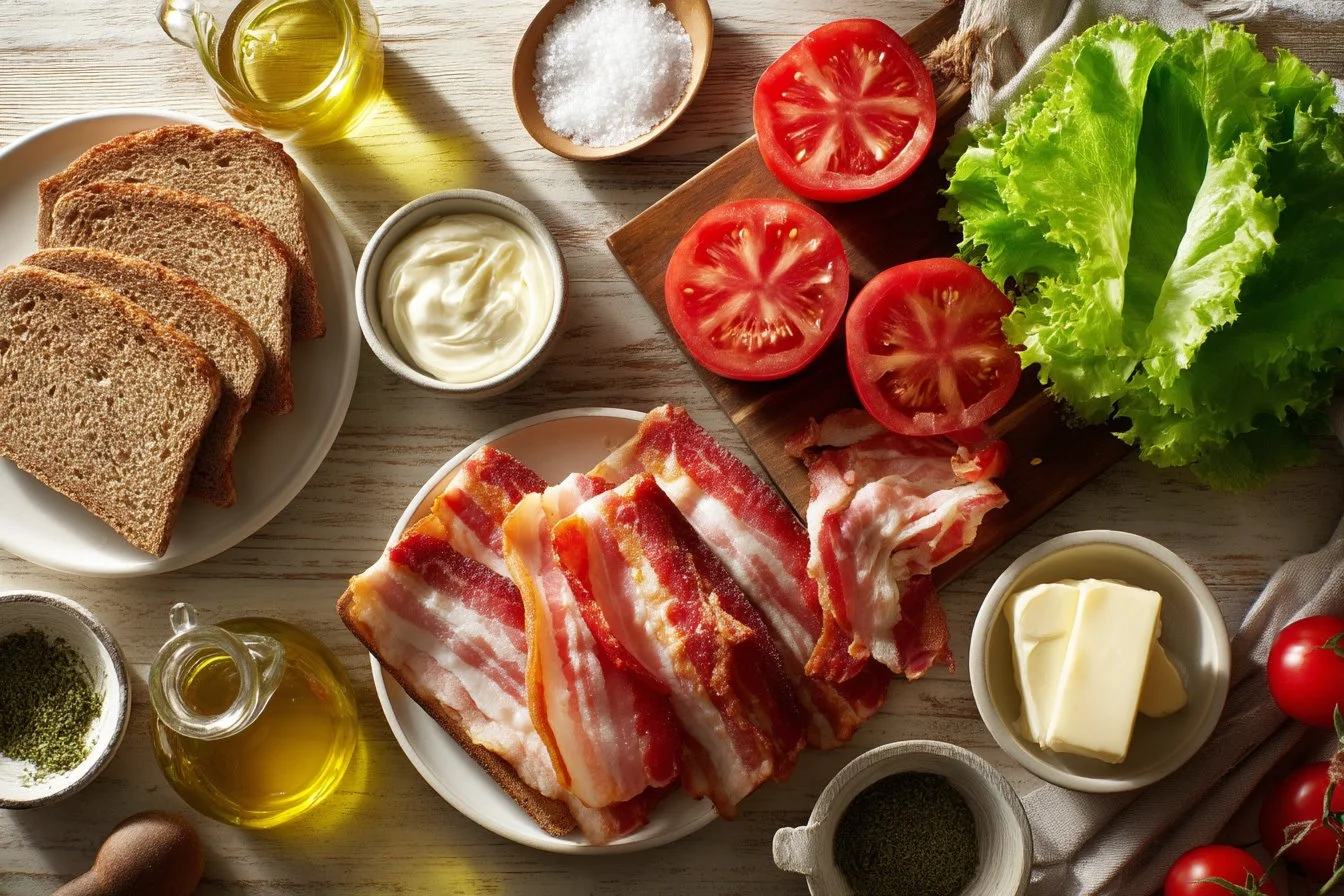 Bacon Lettuce Tomato Sandwich