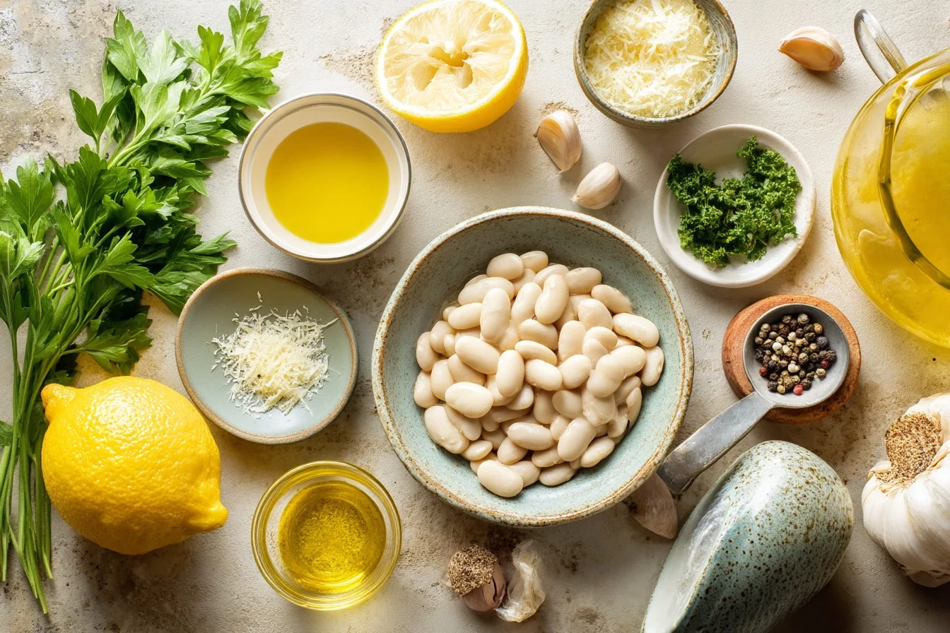 Creamy Lemon-Parmesan White Beans