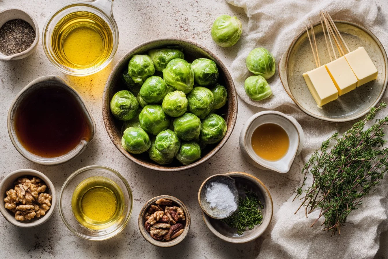 Caramelized Brussels Sprouts Christmas Skewers