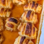 Delicious homemade Grandma's apple dumplings fresh from the oven.