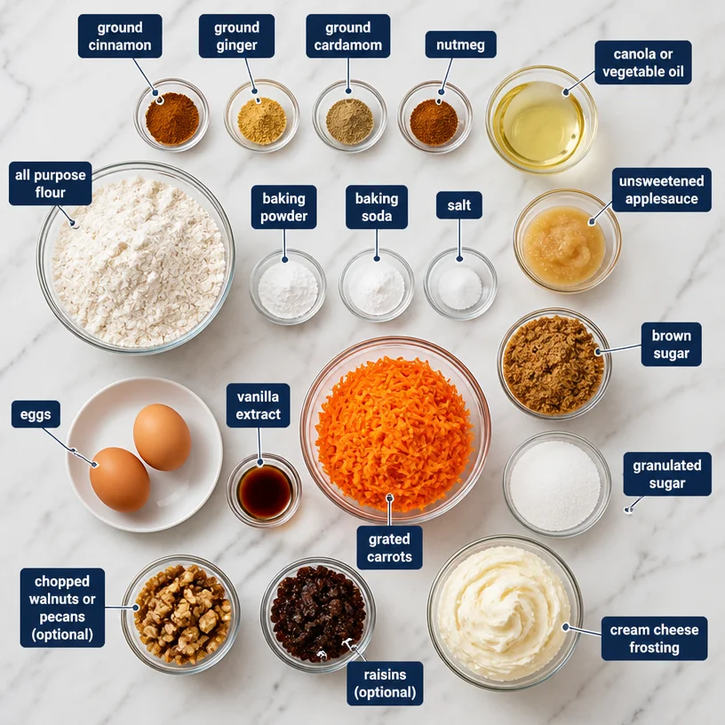 BEST Carrot Cake Cupcakes