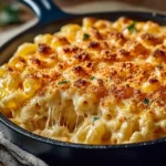Delicious bowl of easy good old-fashioned mac and cheese with creamy cheese sauce.