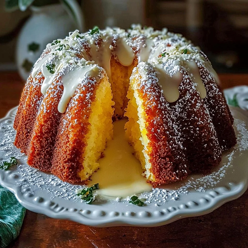 Pineapple Cream Cheese Bundt Cake